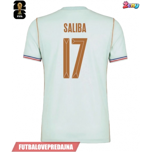 Lacne Ženy Futbalové dres Francúzsko William Saliba #17 MS 2026 Krátky Rukáv - Preč